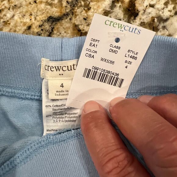 NWT J. Crew Crewcuts Boy's Pull-On Blue Camouflage Shorts - Picture 8 of 9